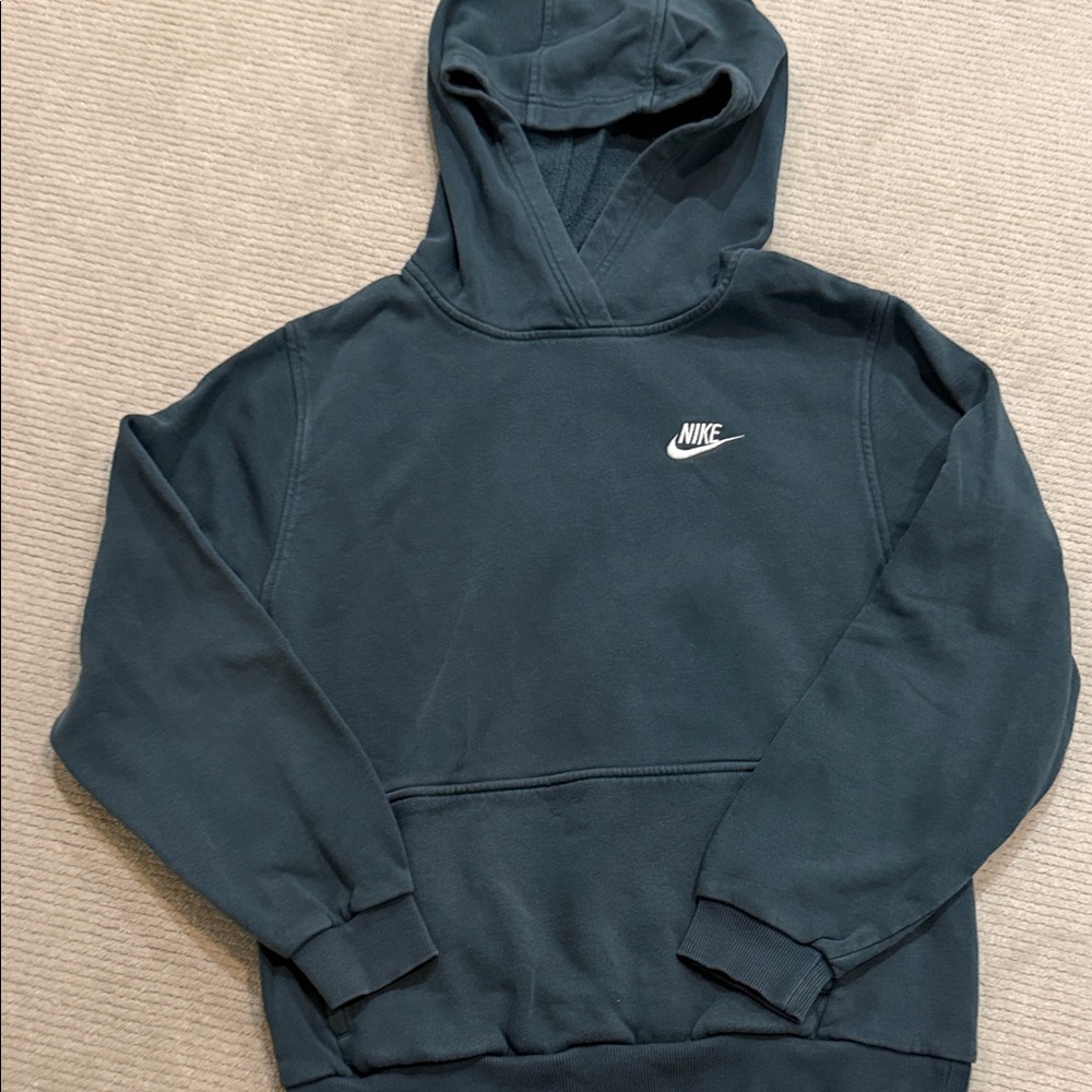 Nike Boys Dark Blue-Gray Hoodie